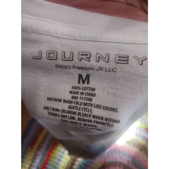 Journey band tee Medium cropped tye dye - Picture 3 of 3
